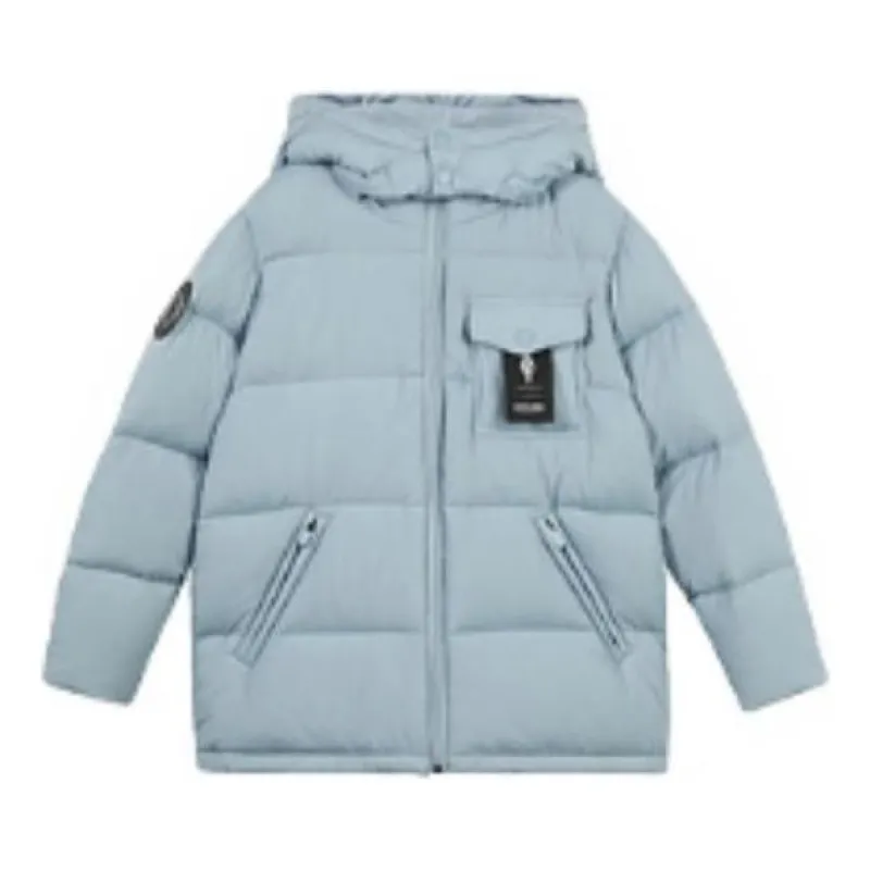 (GS) Skechers Hooded Windproof Down Jacket 'Multi-Color' L422B001 sold by KicksCrew