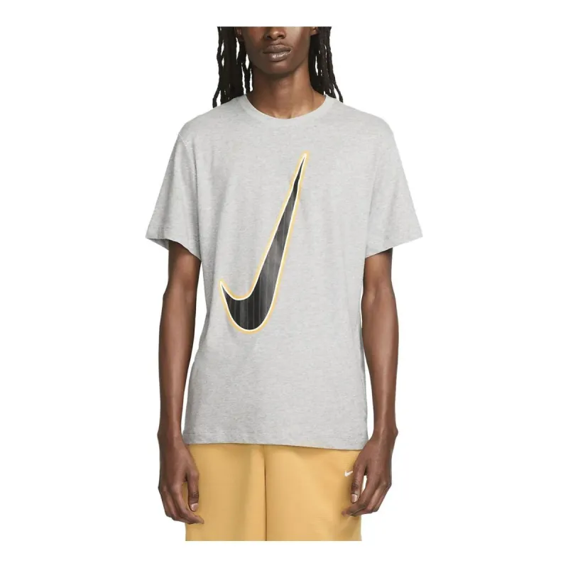 Nike Dri-FIT Logo T-Shirt 'Grey' FD0049-063 sold by KicksCrew
