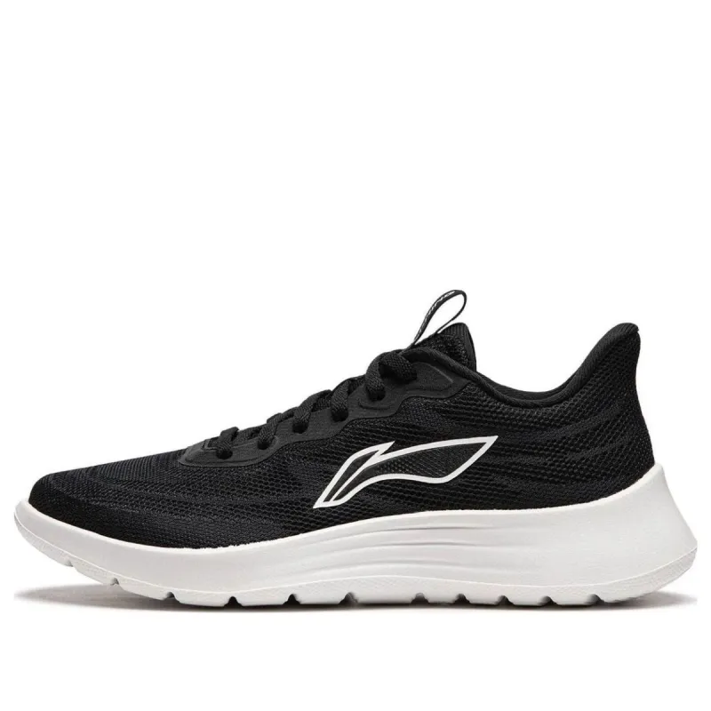 (WMNS) Li-Ning Light Feather 'Black White' ARSU022-2 sold by KicksCrew