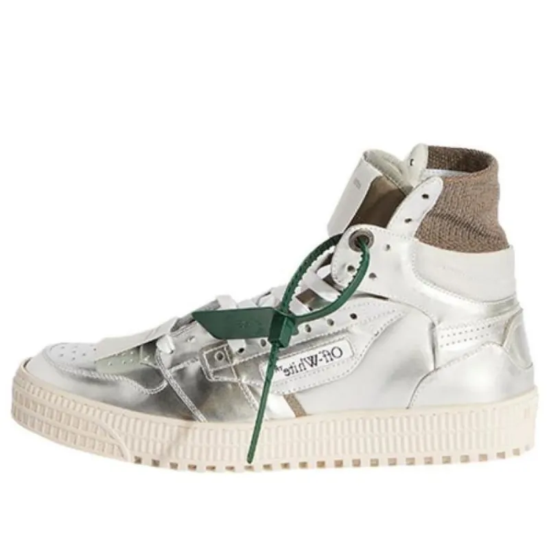 Off-White 3.0 Off-Court High 'Silver Brown Green' OMIA065F23LEA0047272 sold by KicksCrew