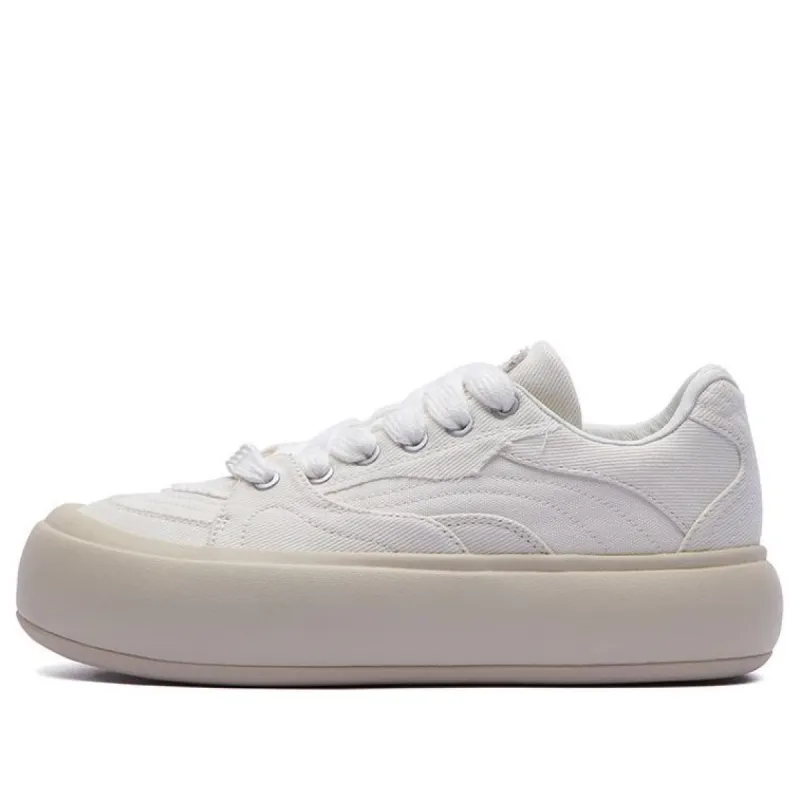 (WMNS) Li-Ning Puff Platform 'Beige' AZGT026-4 sold by KicksCrew
