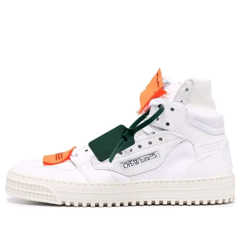 Off-White 3.0 Off Court Leather 'White Orange Black' OMIA065C99LEA0010120 sold by KicksCrew