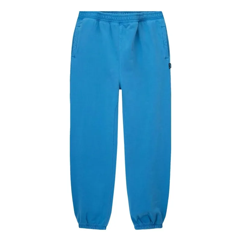 Stussy Pigment Dyed Fleece Pant 'Blue' 116605-BLUE sold by KicksCrew