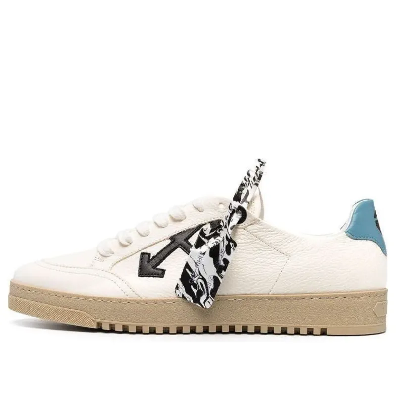 Off-White Dunk Low Spliced Laces 'White Blue Tan' OMIA042R21LEA0010110 sold by KicksCrew