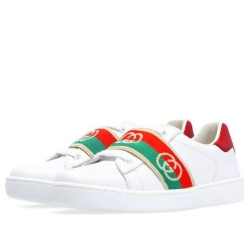 (GS) Gucci Ace Sneaker With Interlocking G Web 'White' 662211-D8050-9081 sold by KicksCrew