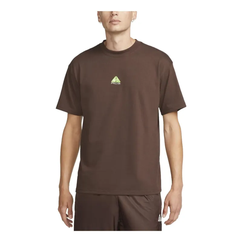 Nike ACG T-Shirt 'Brown' DQ1816-227 sold by KicksCrew