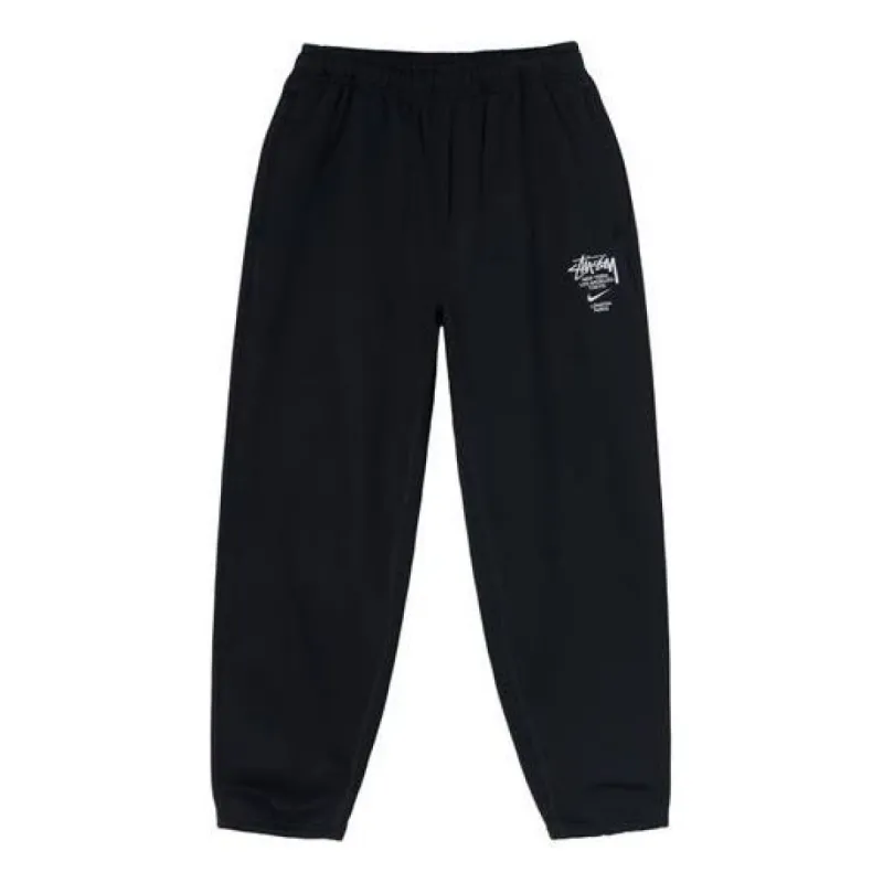 Stussy x Nike NRG ZR Fleece Pants 'Black' DC4228-010 sold by KicksCrew