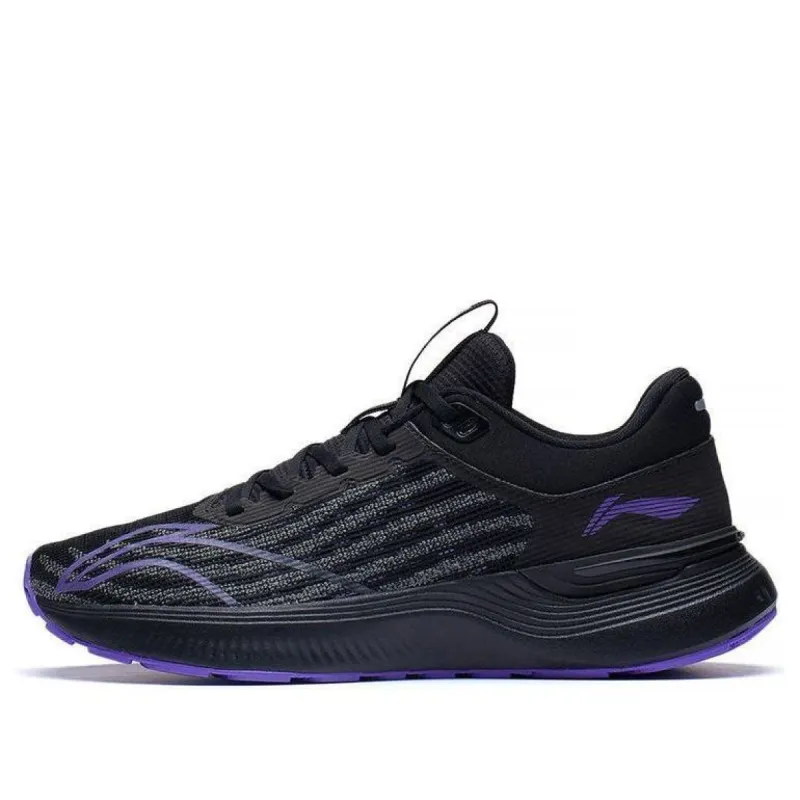 (WMNS) Li-Ning Light Shadow Element 'Black Purple' ARHS042-3 sold by KicksCrew