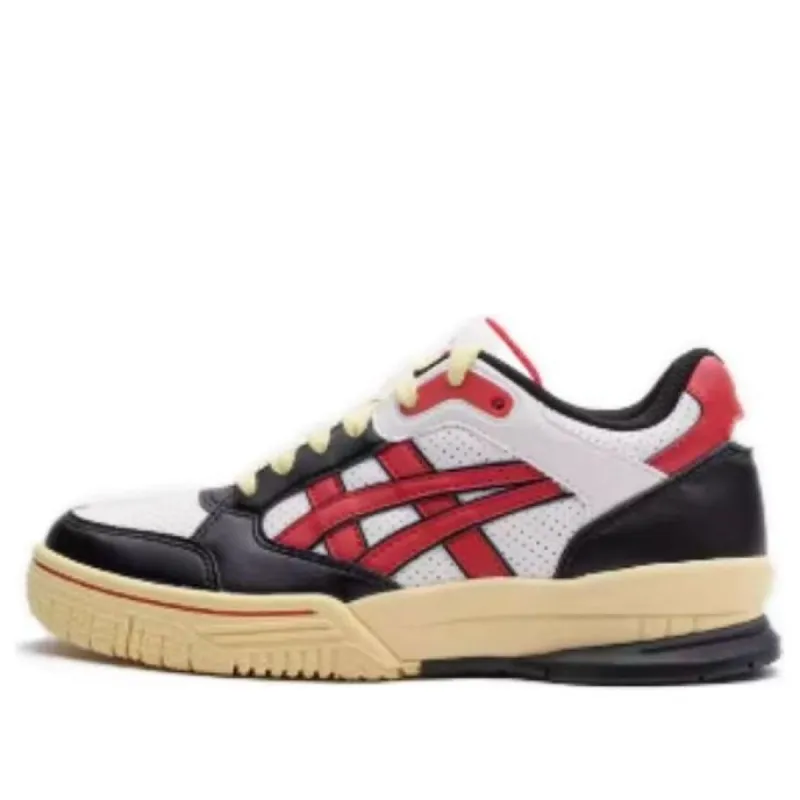(GS) ASICS Gel‑Spotlyte 'Black and Red' 1204A127-102 sold by KicksCrew