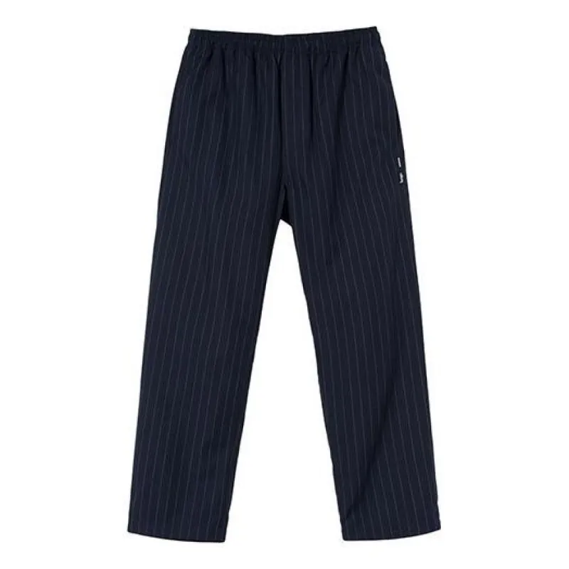 Stussy x CDG Pin Striped Beach Pant 'Navy' 316058 made by Stussy
