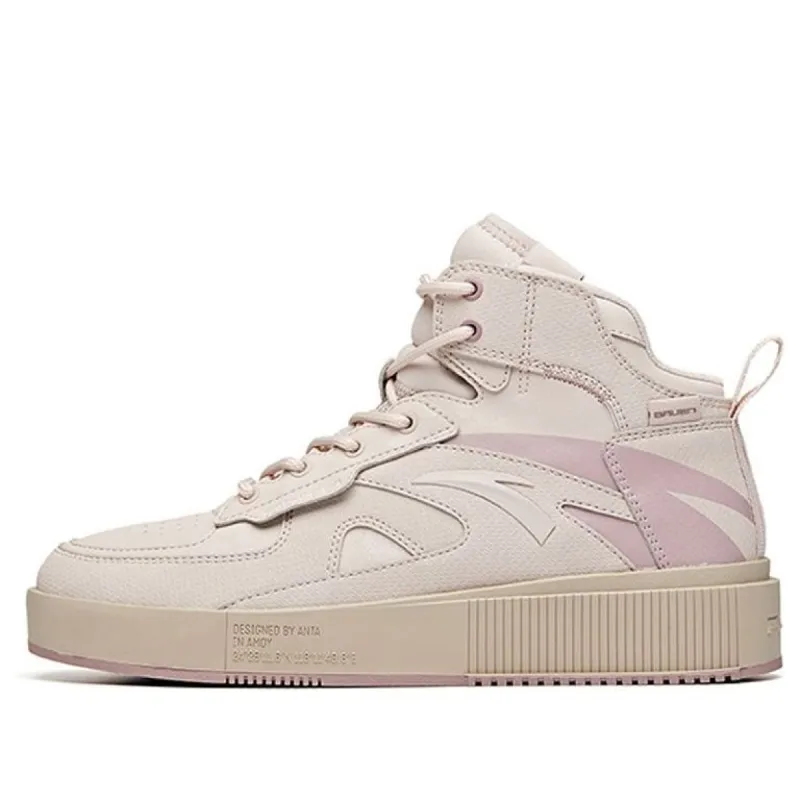 (WMNS) ANTA High-Top Basketball Shoes 'Pink' 922048012-2 sold by KicksCrew