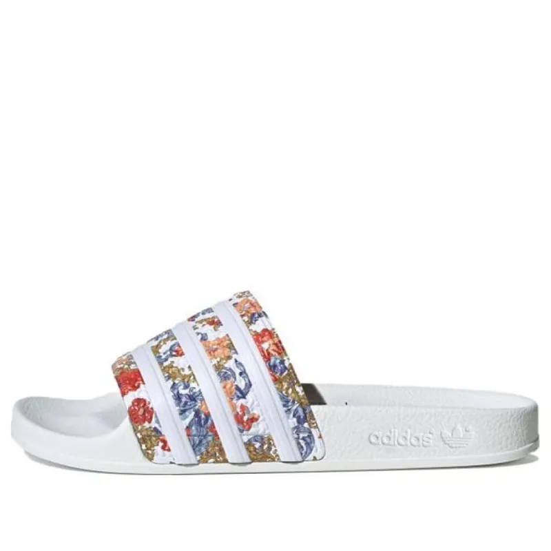 (WMNS) adidas Her Studio London x Adilette Slide 'Floral - White' FY3670 sold by KicksCrew