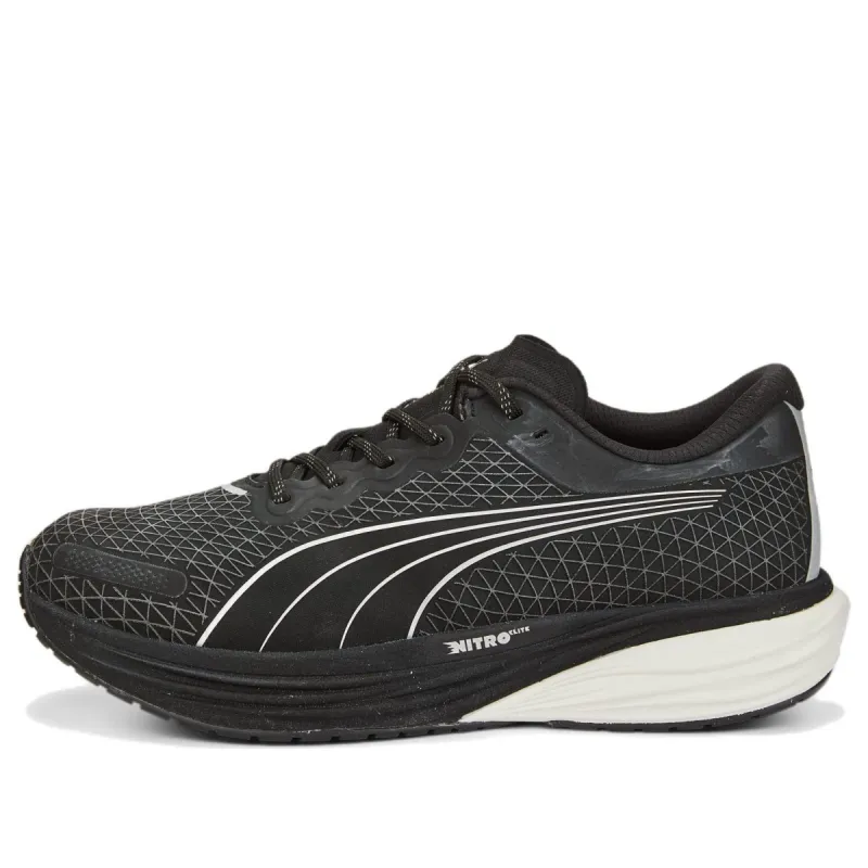 Puma Deviate Nitro 2 WTR 'Black Metallic Silver' 376856-01 sold by KicksCrew