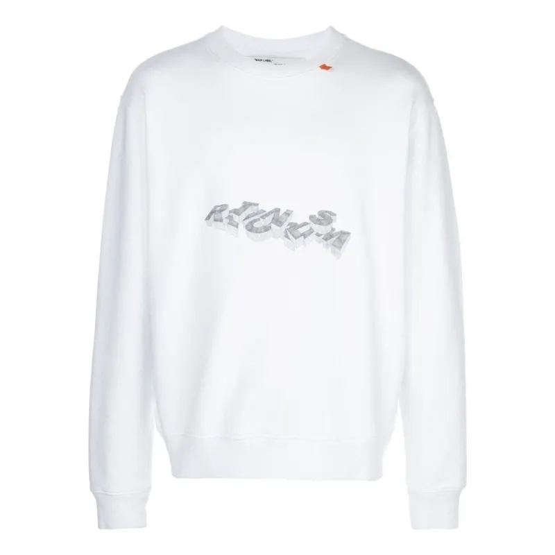 Off-White Graphic Arrows Printed Sweatshirt 'White' OMAB032R201850100110 sold by KicksCrew