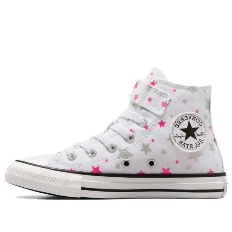 (PS) Converse Chuck Taylor All Star 1V High Top 'White Pink Silver' A05530F sold by KicksCrew