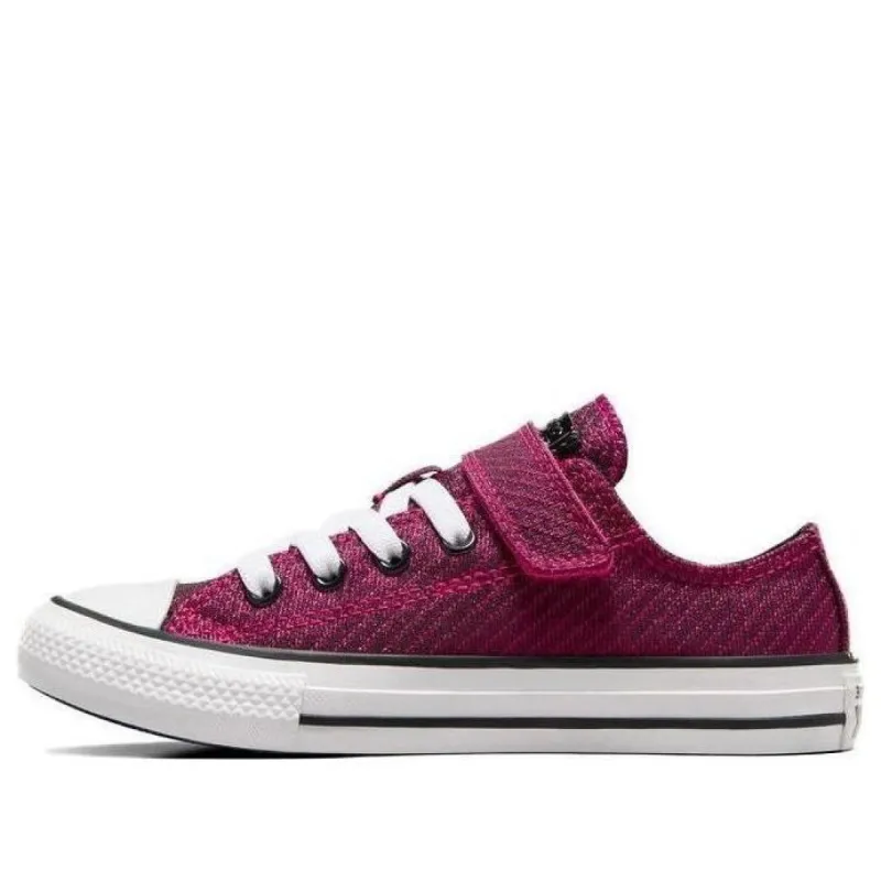 (GS) Converse Chuck Taylor All Star Easy On Low Sparkle 'Prime Pink' A05505F sold by KicksCrew