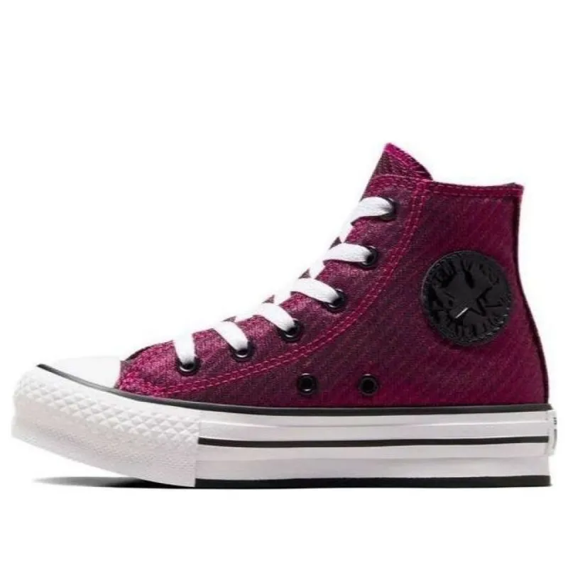 (PS) Converse Chuck Taylor All Star Platform High 'Brugundy White' A05498F sold by KicksCrew