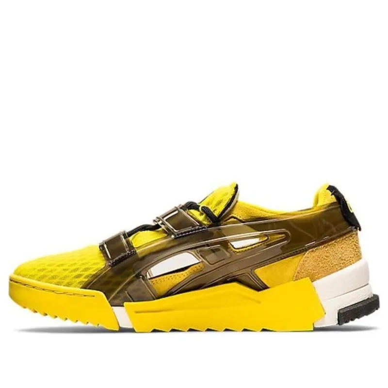 Onitsuka Tiger Big Logo Runner Sandal 'Vibrant Yellow Black' 1183A582-753 sold by KicksCrew
