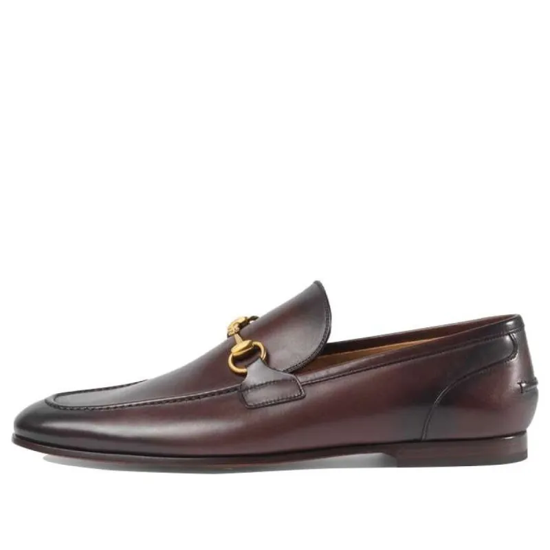 Gucci Jordaan Loafer 'Dark Brown Leather' 406994-BLM00-2024 sold by KicksCrew