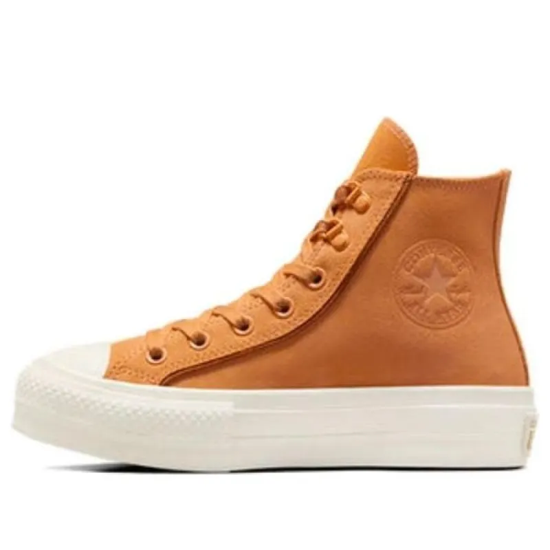 (WMNS) Converse Lift Platform Suede High Top 'Tiger Moth' A05419C sold by KicksCrew