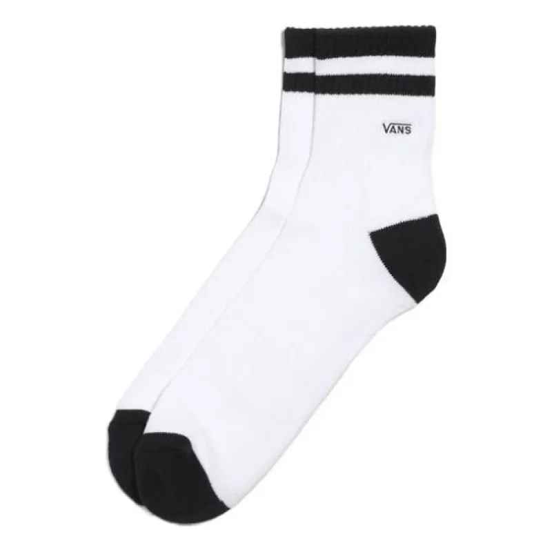 Vans Half Crew Socks 'White Black' VN0A3I3EYB2 sold by KicksCrew