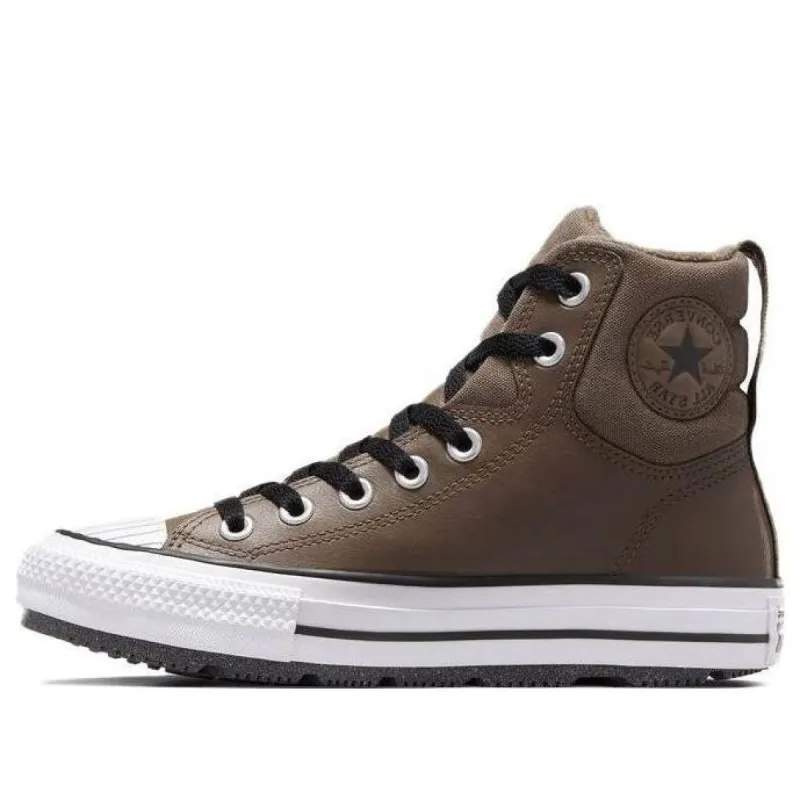 (GS) Converse Chuck Taylor All Star Berkshire High Top Boot Fleece 'Taupe' A04810C sold by KicksCrew