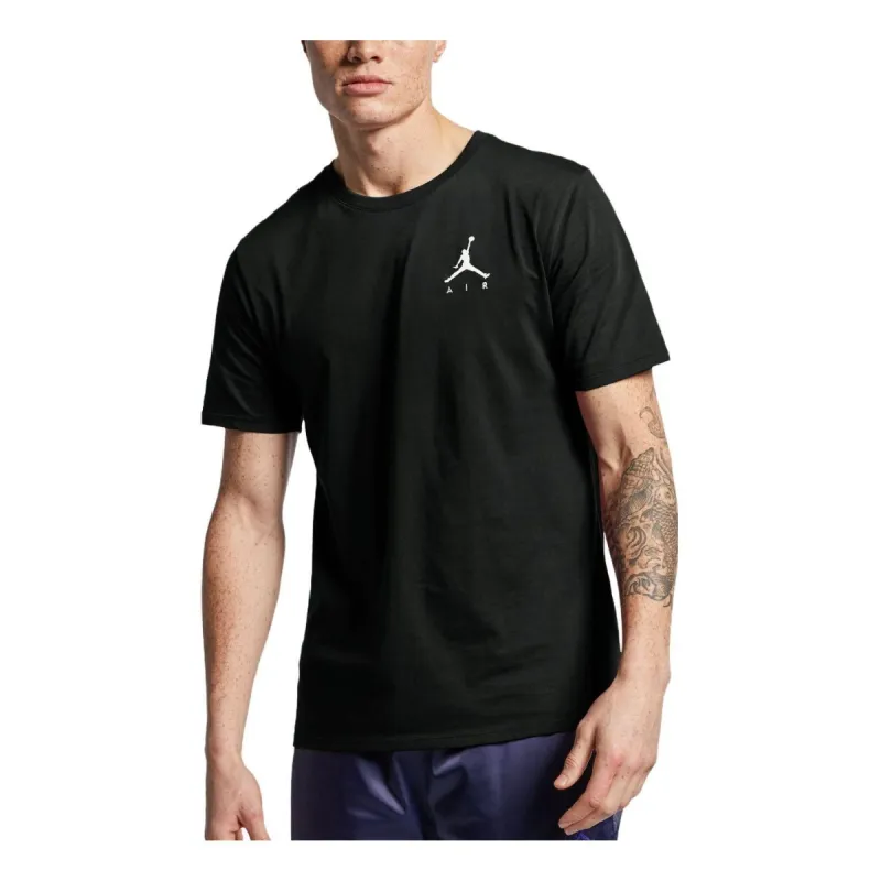Air Jordan Jumpman Logo T-shirt 'Black' AH5297-010 sold by KicksCrew