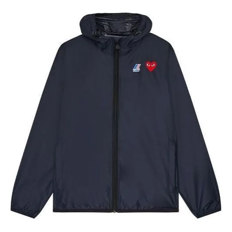COMME des GARCONS PLAY x K-Way Zip Jacket 'Navy' P1J501-NAVY sold by KicksCrew
