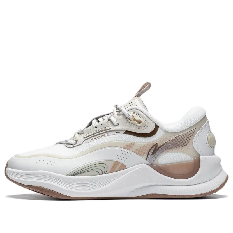 (WMNS) Li-Ning Yunji 'White Grey Brown' AGLS108-4 sold by KicksCrew