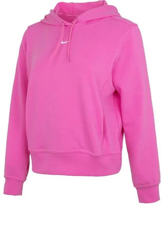 (WMNS) Nike DRI-FIT ONE Quick-Drying French Terry Pullover Hoodie 'Pink' FB5144-675 sold by KicksCrew