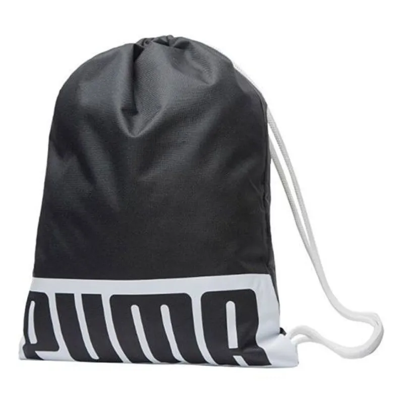 Puma Deck Gym Sack 'Black White' 074961-01 sold by KicksCrew