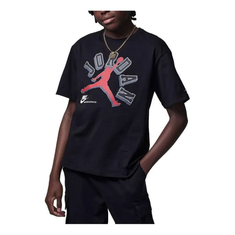 (GS) Air Jordan Varisty Jumpman T-Shirt 'Black' FV2530-010 sold by KicksCrew