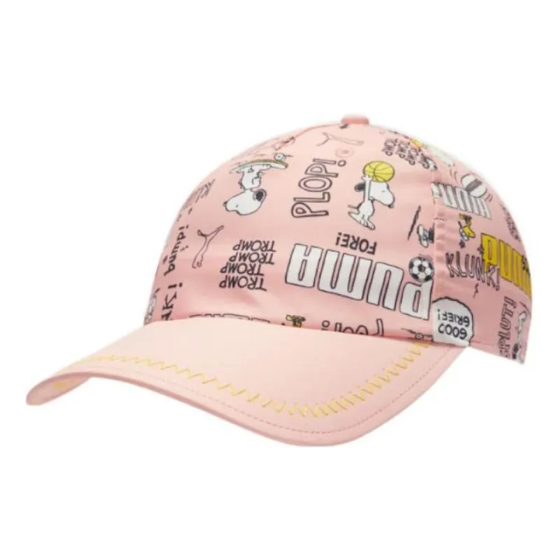 (GS) Puma x Peanuts Baseball Cap 'Pink White' 023158-02 sold by KicksCrew