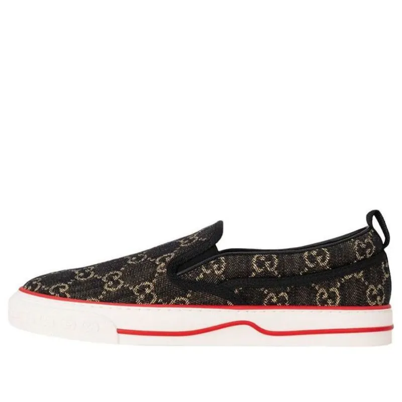 Gucci Tennis 1977 Slip-On GG 'Black' 643489-UN360-1294 sold by KicksCrew