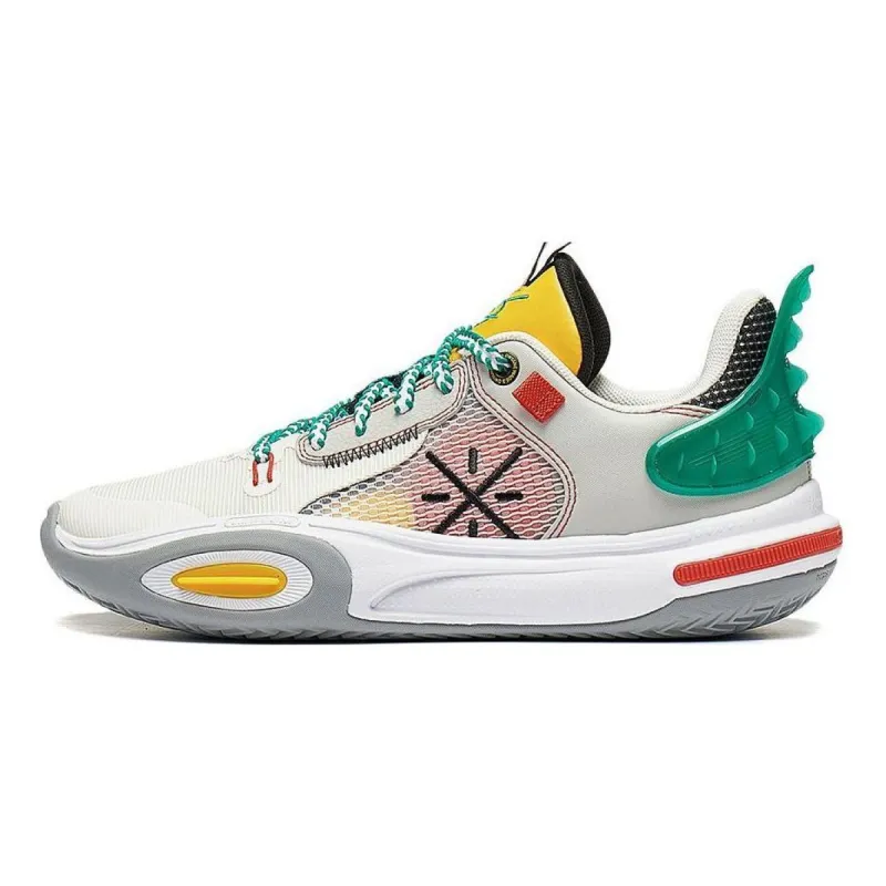 (GS) Li-Ning Wade All City 11 'White Yellow Green' YKBT066-5 sold by KicksCrew