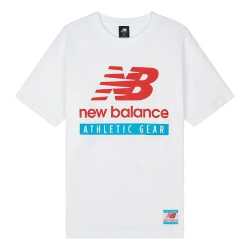 New Balance Essentials Logo T-Shirt 'White' AMT11517-WT sold by KicksCrew