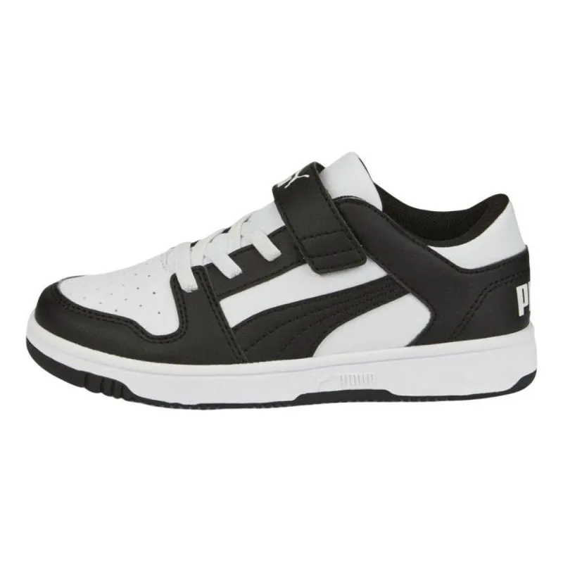 (PS) PUMA Rebound Lay-Up Lo V 'White Black' 370492-16 sold by KicksCrew