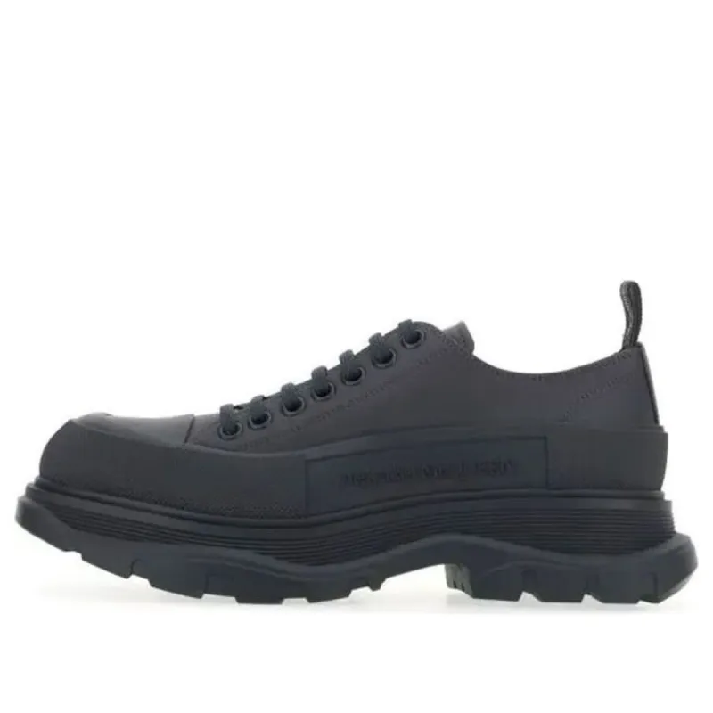 Alexander McQueen Tread Slick Low-Top Sneakers 'Dark Brown Black' 705662WHZ621185 sold by KicksCrew