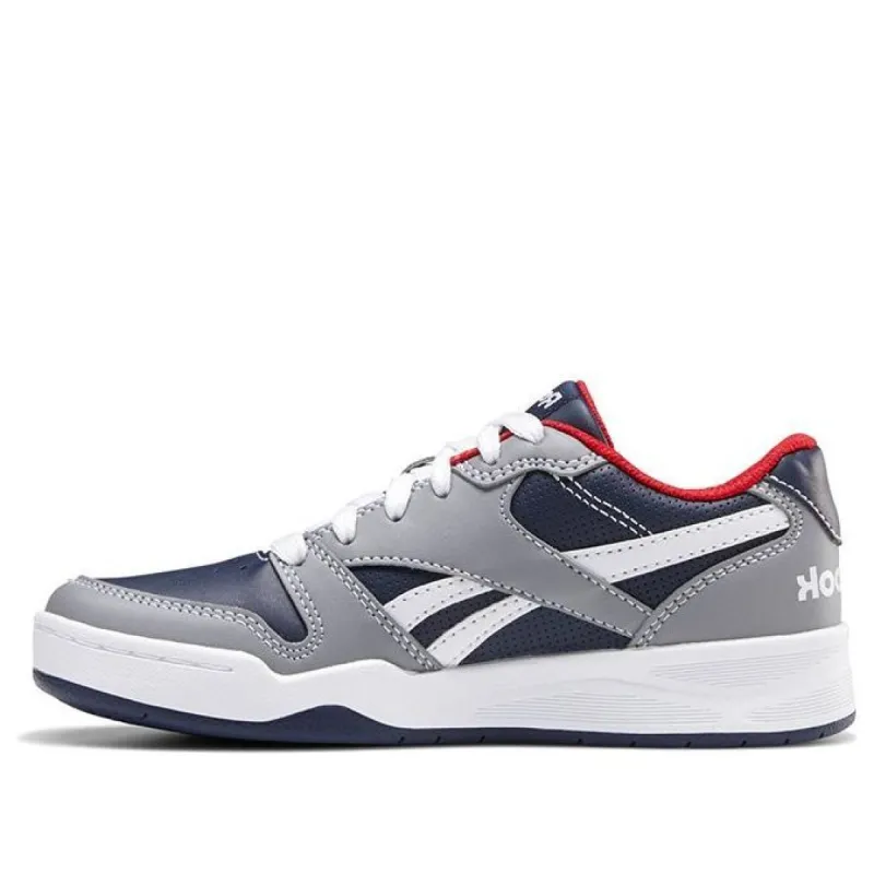 (GS) Reebok BB4500 Court Low 'Grey Vector Navy' FY5141 sold by KicksCrew