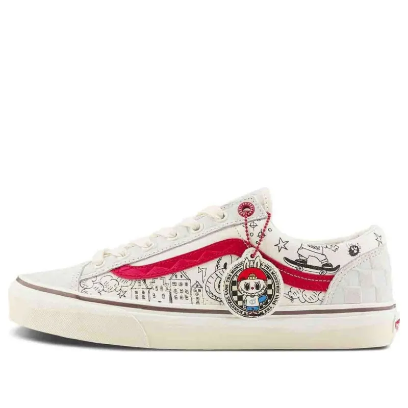 Vans Style 36 x The Monsters Shoes 'White Red' VN000CDECCZ sold by KicksCrew