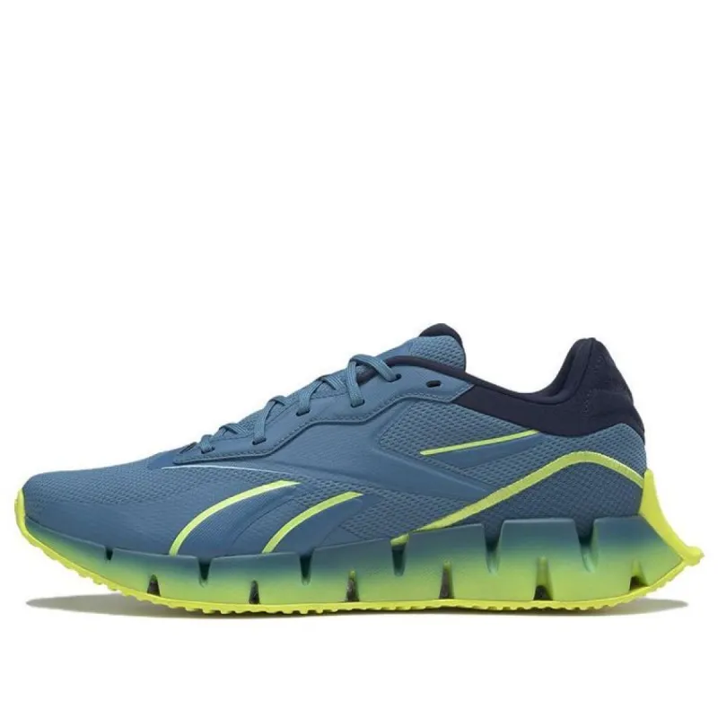 Reebok Zig Dynamica 4 'Steely Blue Acid Yellow' HP9266 sold by KicksCrew