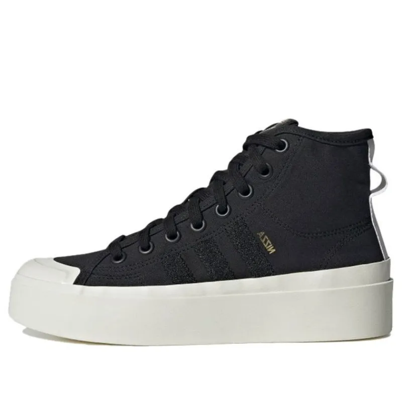 (WMNS) Adidas Originals Nizza Bonega Mid Shoes 'Black White' GZ4295 sold by KicksCrew