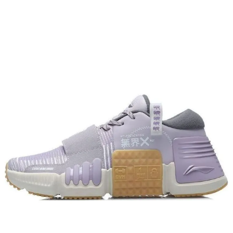 (WMNS) Li-Ning No Boundaries X Training Shoes 'Lilac Grey' AFPR004-2 sold by KicksCrew