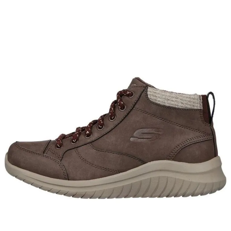 (WMNS) Skechers Ultra Flex 2.0 'Social Crew - Brown' 167449-BRN sold by KicksCrew