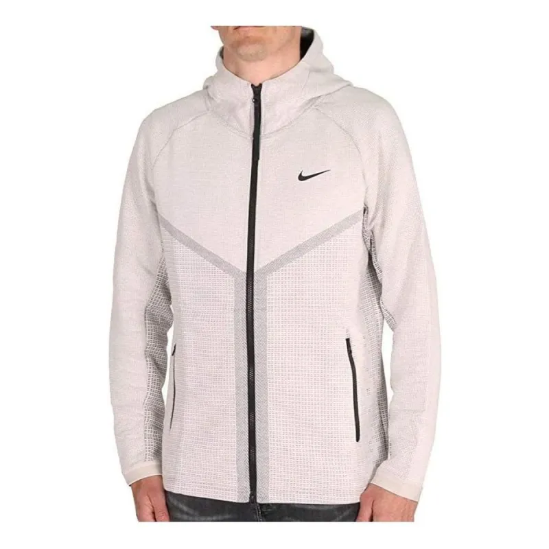 Nike Sportswear Tech Pack Windrunner Full-Zip Hoodie 'Light Bone Black' CJ5147-072 sold by KicksCrew