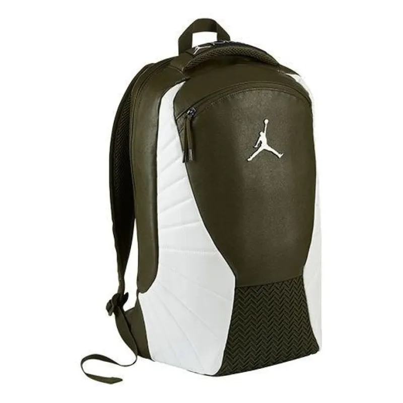 Air Jordan Retro 12 Backpack 'Olive Green White' HA2464-334 sold by KicksCrew