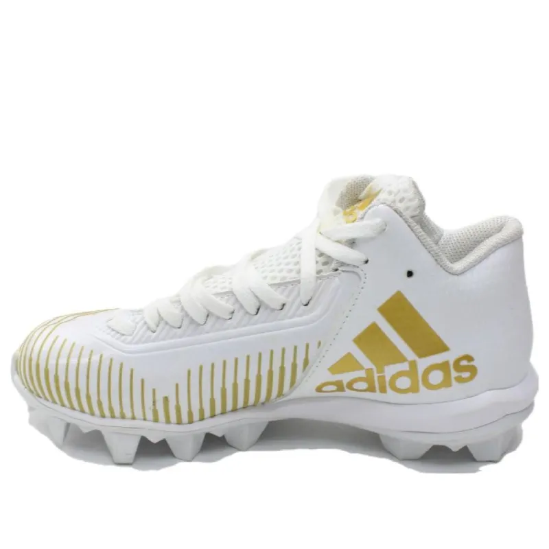 (GS) adidas Freak 20 Molded Cleats 'White Gold' EH3401 sold by KicksCrew
