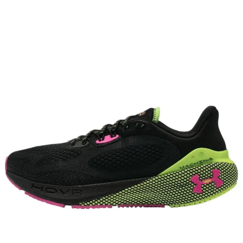 Under Armour HOVR Machina 3 'Black Lime Pink' 3025650-005 sold by KicksCrew