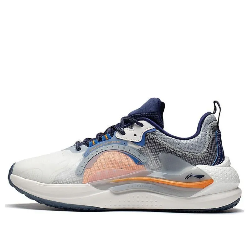 Li-Ning Spark 3 'White Blue Purple' AGLS061-4 sold by KicksCrew