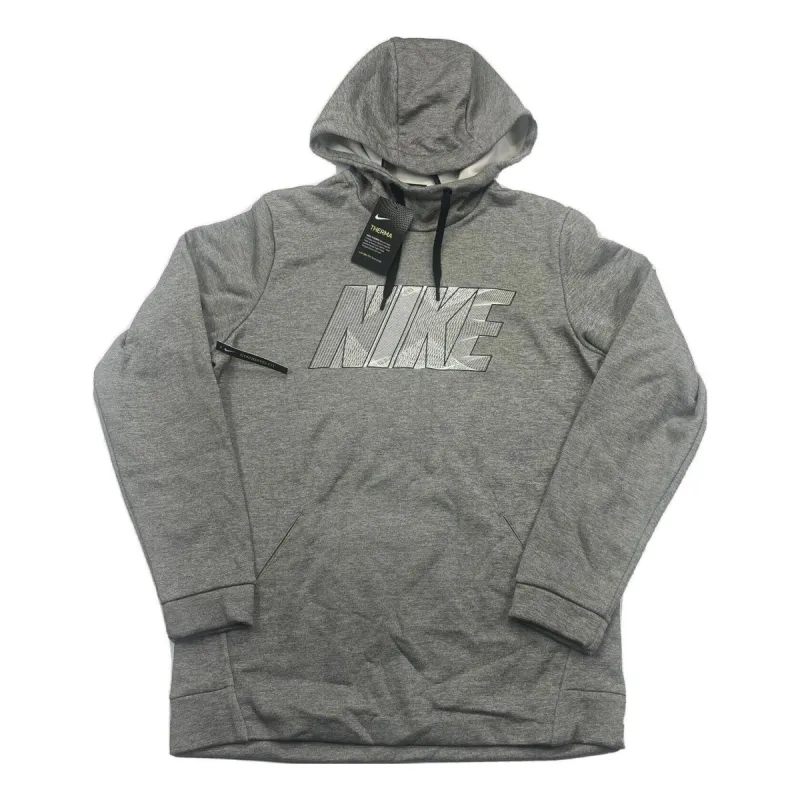 Nike Therma Fit Graphic Hoodie 'Heather Grey' BV2755-071 sold by KicksCrew